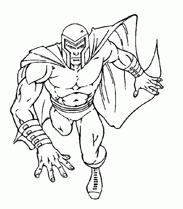 Coloriage Magneto X-Men