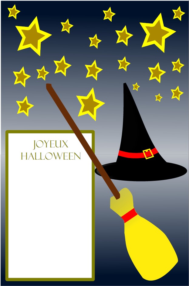 Carte de voeux Halloween