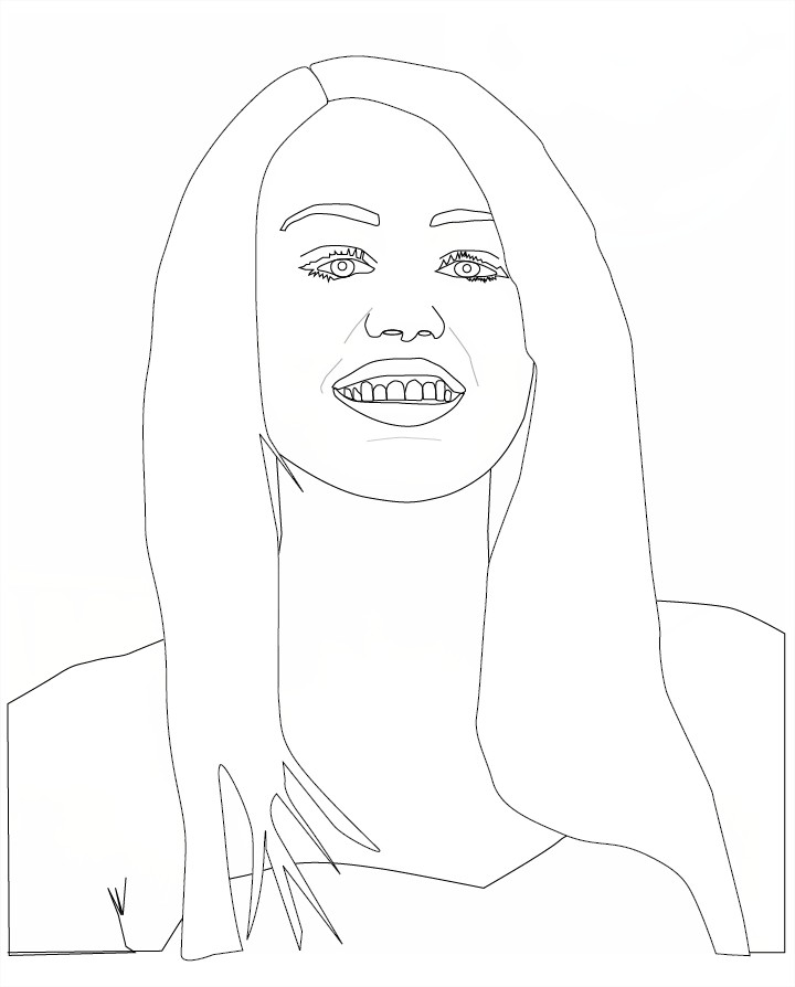 Miley Cyrus coloriage