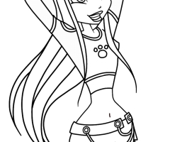 Coloriage Roxy Winx Club