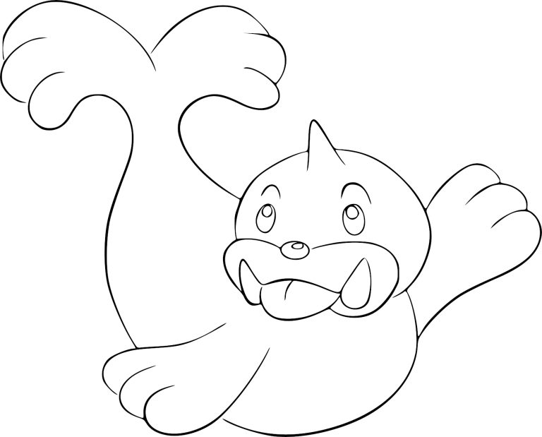 Coloriage Otaria Pokemon